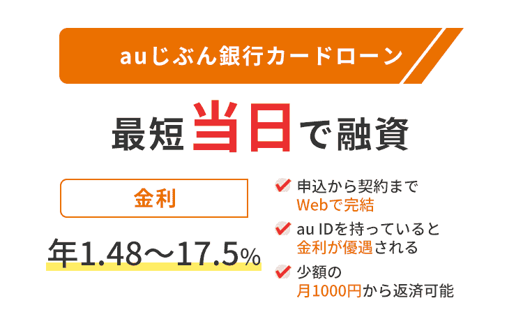 auじぶん銀行カードローンの商標