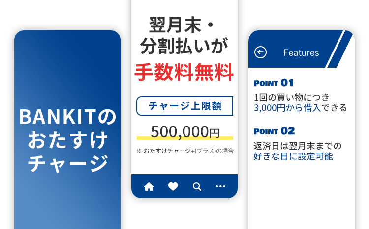 BANKITのおたすけチャージの商標