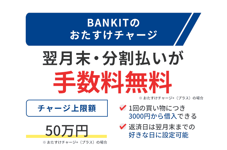 BANKITのおたすけチャージの商標